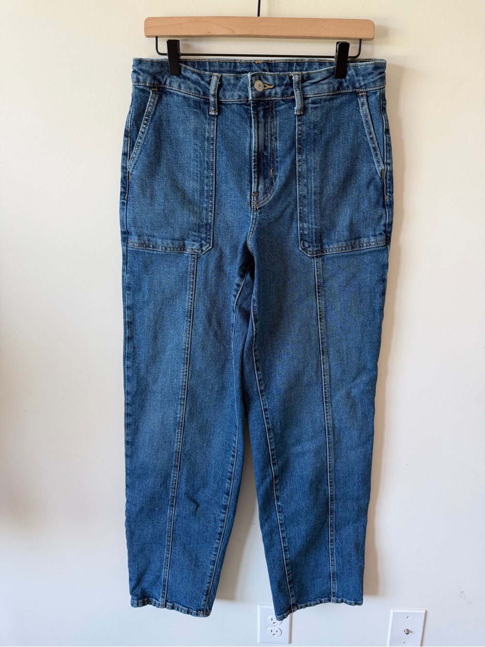 Old Navy High-Rise O.G. Loose Jeans in Medium Wash 10 Tall